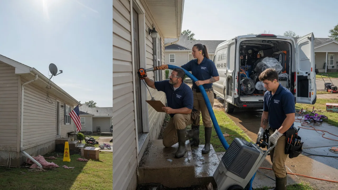 Ceiling Water Damage Restoration in Metamora, IL near me